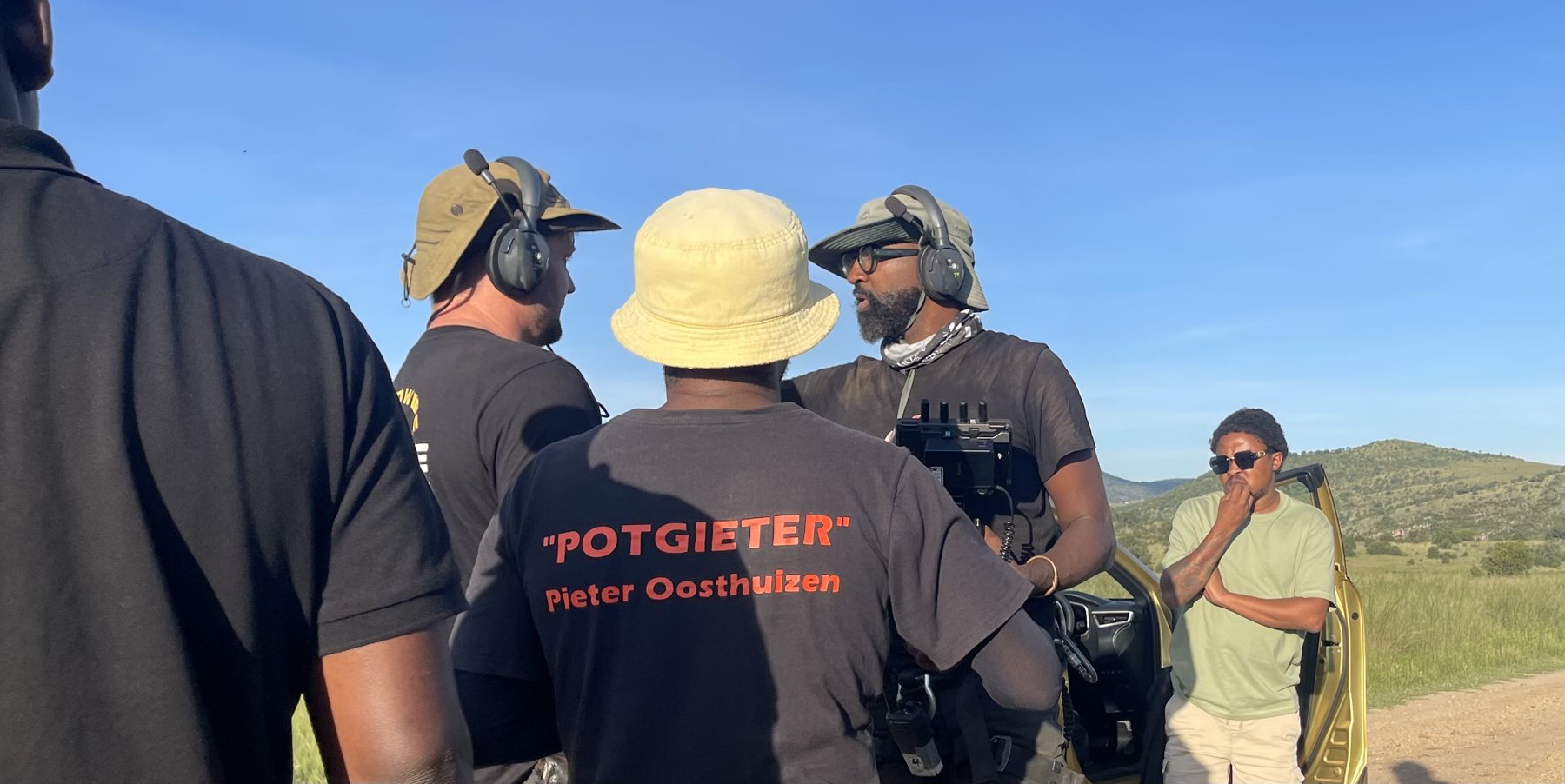 Camera crew on location
